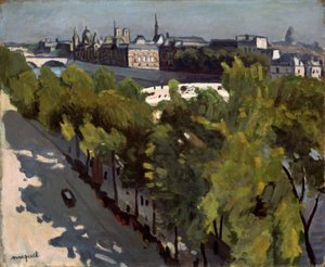 Quai du Louvre en Pont Neuf, 1906