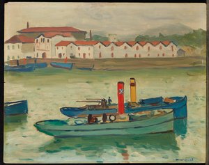 Saint-Jean-de-Luz, Vissersboot door Albert Marquet