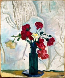 Stilleven met anjers door Albert Marquet