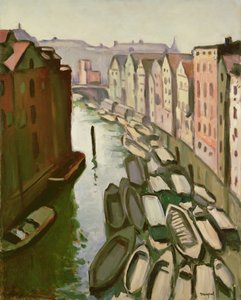 De Docks in Hamburg door Albert Marquet