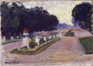 De Luxemburgse tuin door Albert Marquet