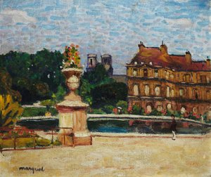 De Vijver bij Luxemburg door Albert Marquet