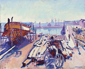 De Haven van Fécamp door Albert Marquet