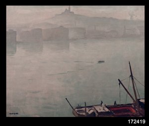 De haven van Marseille door Albert Marquet