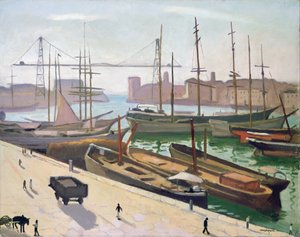 De Haven van Marseille door Albert Marquet