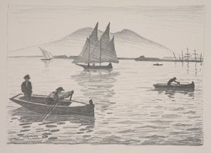 De haven van Napels door Albert Marquet