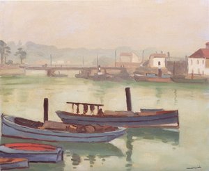 De haven van Saint-Jean de Luz door Albert Marquet