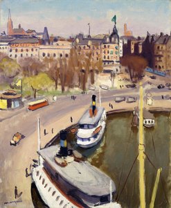 De Haven van Stockholm door Albert Marquet