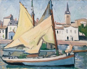 De Jacht en de Kerk, La Chaume door Albert Marquet