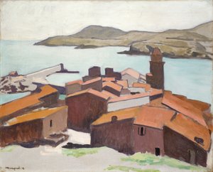 Uitzicht op Collioure