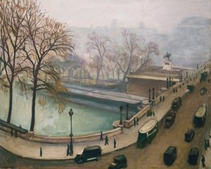 Uitzicht op de Seine, ca. 1935 door Albert Marquet