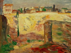 Voorstad van Parijs door Albert Marquet