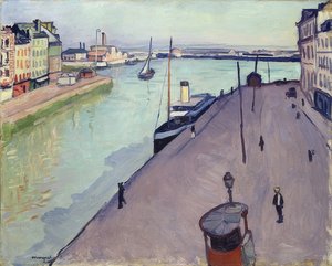 Vue du port du Le Havre (Le quai de Notre-Dame)