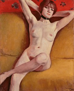 Vrouw op een Divan