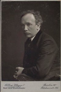 Richard Strauss, Duitse componist, laat 19e of begin 20e eeuw door Albert Meyer