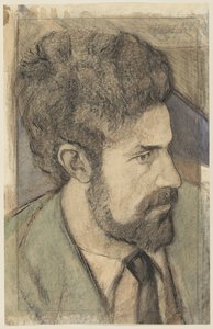 Portret van Andreas Schotel door Albert  Neuhuys