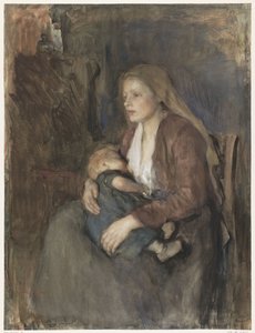 Noordse Madonna door Albert  Neuhuys