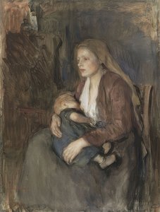 Noordse Madonna door Albert Neuhuys