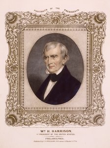 Amerikaanse president William Henry Harrison, 1846