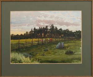Zomeravond, 1893 door Albert Nikolaevich Benois