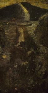 Voorbijgaand lied door Albert Pinkham Ryder