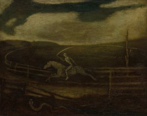 De renbaan Dood op een bleek paard, ca. 1896-1908