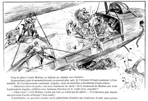 Anticipatie: De Aanval van de Voltigeur 39 - in “De Oorlog in de 20e Eeuw” door A. Robida, ed. Georges Decaux