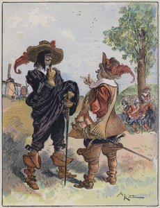Illustratie voor Le Capitaine Bellormeau door en geïllustreerd door A Robida