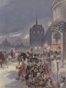 Ontvangst van Karel V in Amboise