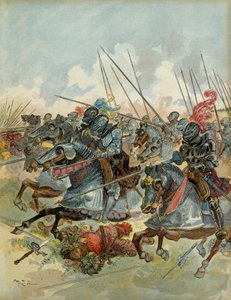 Zesde Italiaanse Oorlog (1521-1526): Slag bij Pavia (Italië), 24 februari door Albert Robida