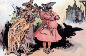 De 2 Patronen van Montfrileux, ill. door Robida, 19e eeuw door Albert Robida