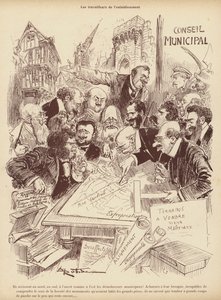 De Werknemers van de Misvorming: de planningsafdeling van een gemeenteraad door Albert Robida