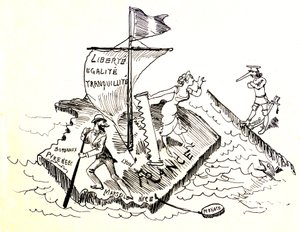 De Onafhankelijkheid van Frankrijk door Albert Robida