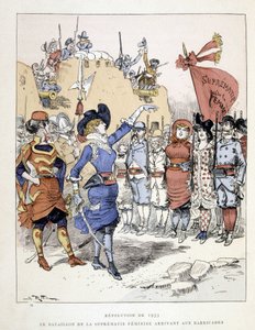 De revolutie van 1953: het bataljon van vrouwelijke suprematie arriveert bij de barricades - in 