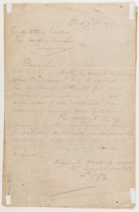 Brief aan de wedstrijdredacteur, 23 september 1917 door Albert Warbrick