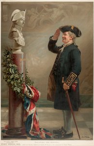 De admiraal groeten