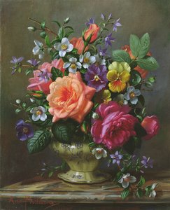 Rozen en viooltjes
