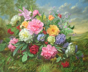 Pioenen en hortensia