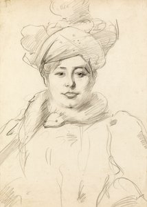 Vrouw met Hoed door Albert de Belleroche