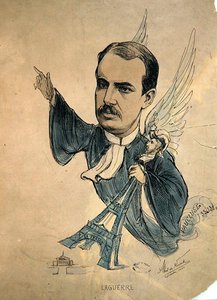 Karikatuur van Georges Laguerre, ca. 1900