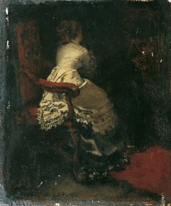 Dame in fauteuil