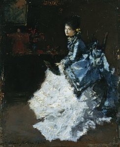 De actrice Mimi Cramer door Albert von Keller