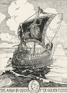 Jason en de Argonauten op de Argo