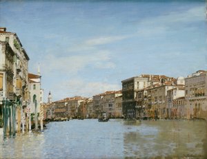 Het Grote Kanaal, Venetië door Alberto Pasini
