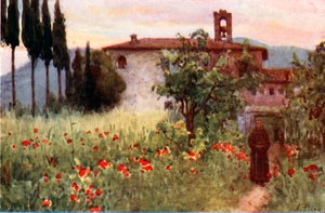 Kloostertuin van San Cosimato, Vicovaro door Alberto Pisa