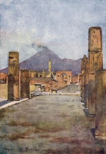 Pompeii en Vesuvius, Italië