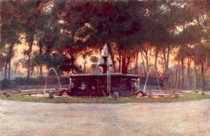 Zeepaardfontein in de Villa Borghese