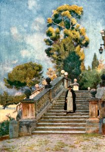 Trappen van de Dominicaanse Nonnenkerk van SS Domenico en Sisto