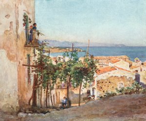 Straat in Cefalu