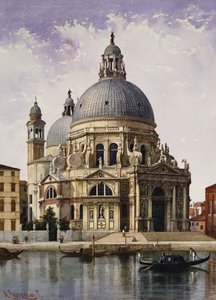 Santa Maria della Salute, Venetië door Alberto Prosdocini or Prosdocimi
